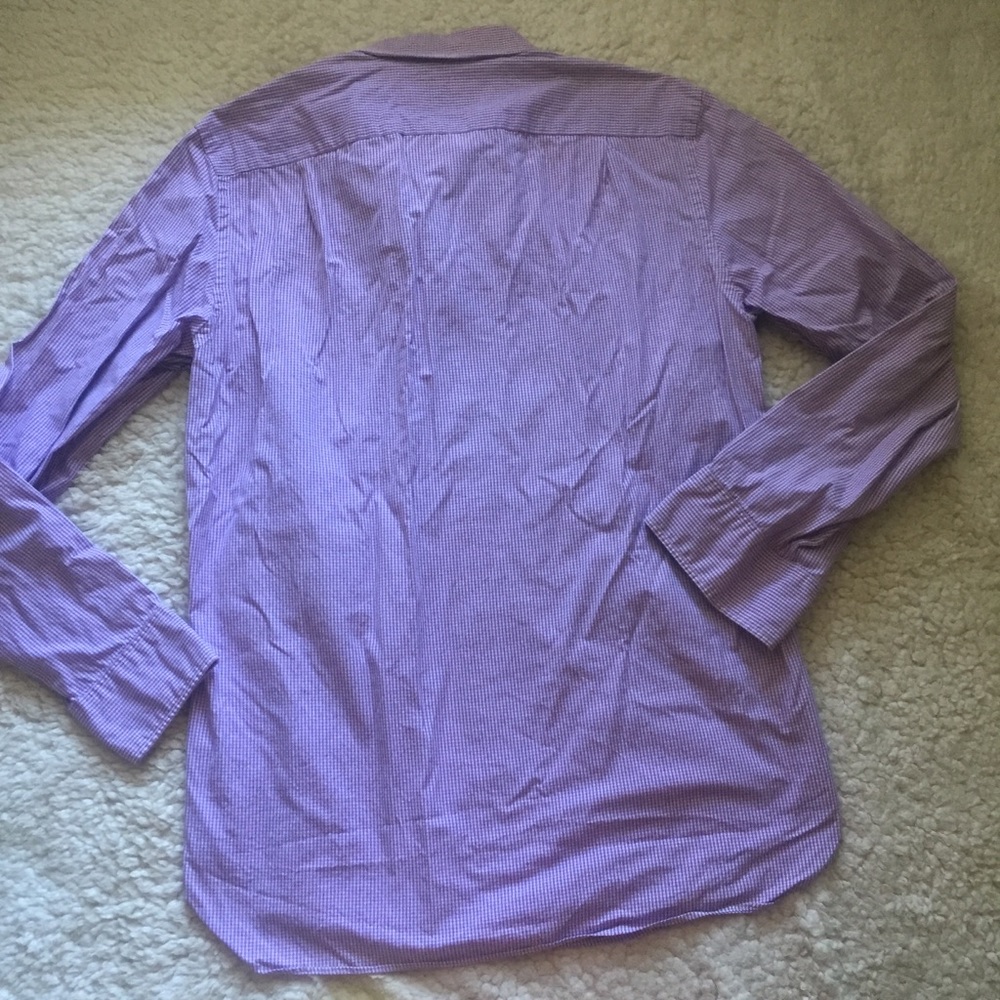 J. Crew Microgingham Collared Button Up Shirt M - image 6